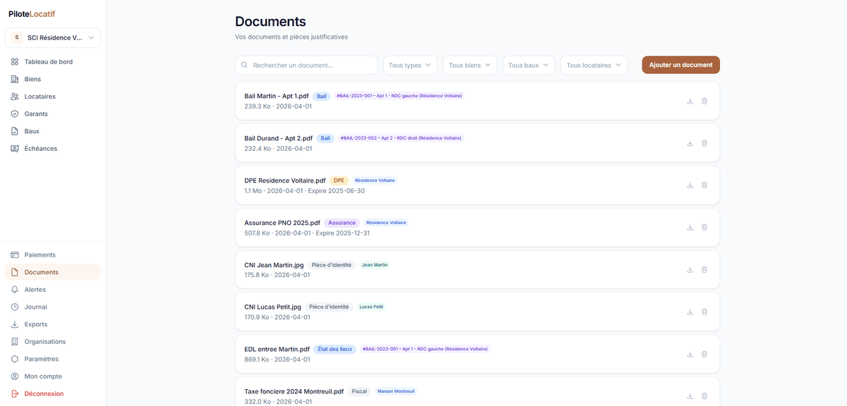 Gestion documentaire : modèles légaux, export PDF et archivage sécurisé